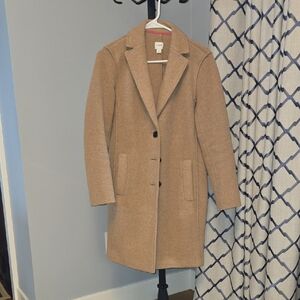 J. Crew Factory Boiled Wool Topcoat